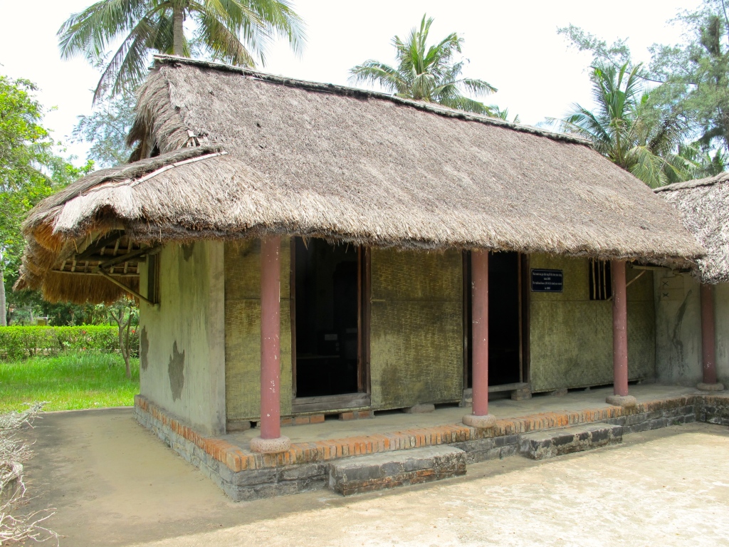 An example of the kind of houses which used to fill My   Lai village. (Photo by Nissa Rhee, June 2014)